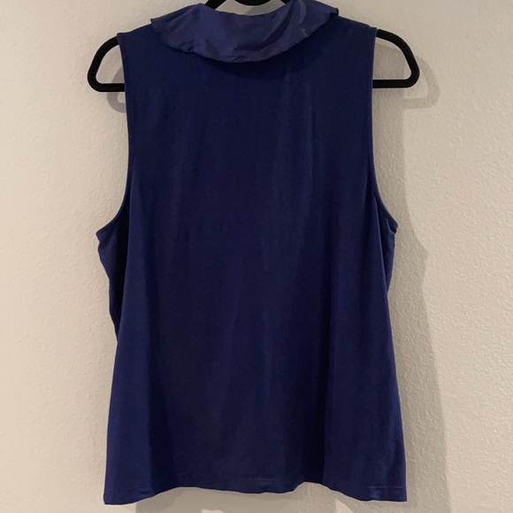 Lauren Ralph Lauren ruffle neck tank - Picture 2 of 6